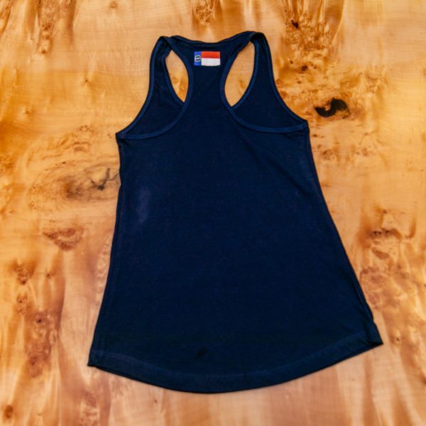 Circle Fish Cotton Racerback Tank (Ladies) - Image 3