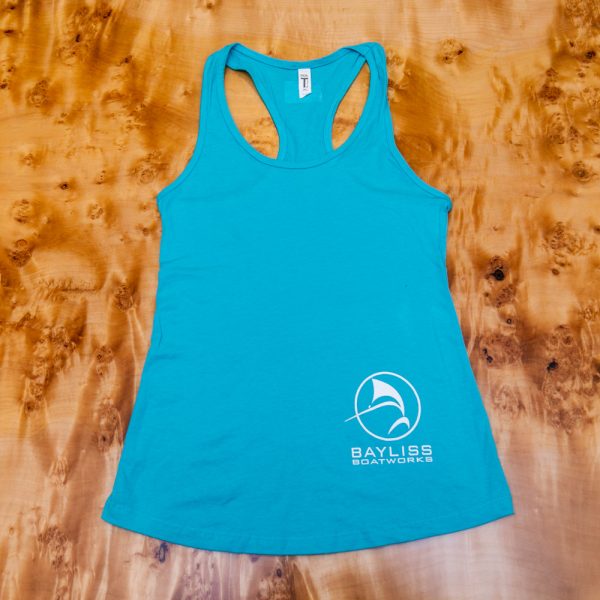 Circle Fish Cotton Racerback Tank (Ladies) - Image 4