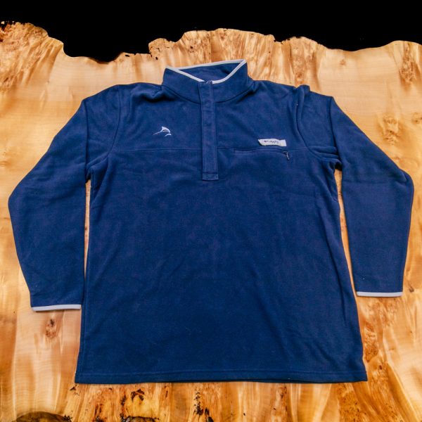 Bayliss Fish Columbia Embroidered Fleece Pullover with Half Snap