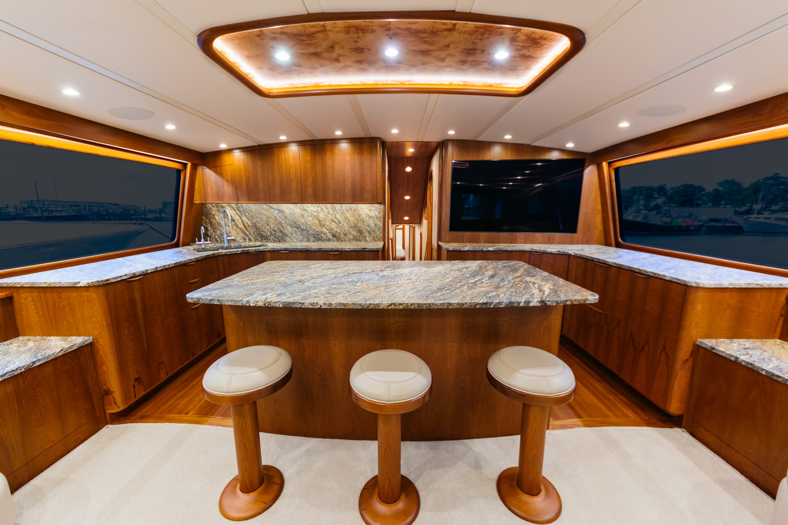 yacht interior lining