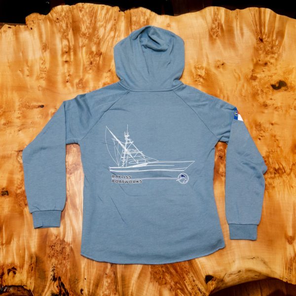 Hull Lines Ladies Zip Hoodie - Image 4