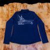 Hull Lines Performance Long Sleeve 1/4 Zip Pullover - Image 7