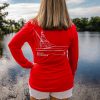 Hull Lines Performance Long Sleeve 1/4 Zip Pullover - Image 2