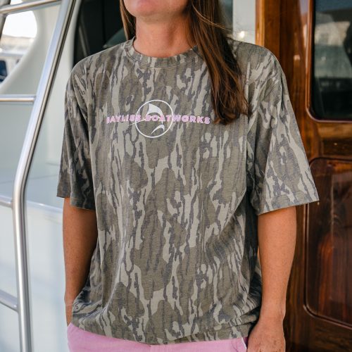 Ladies Mossy Oak Cotton Short Sleeve Shirt