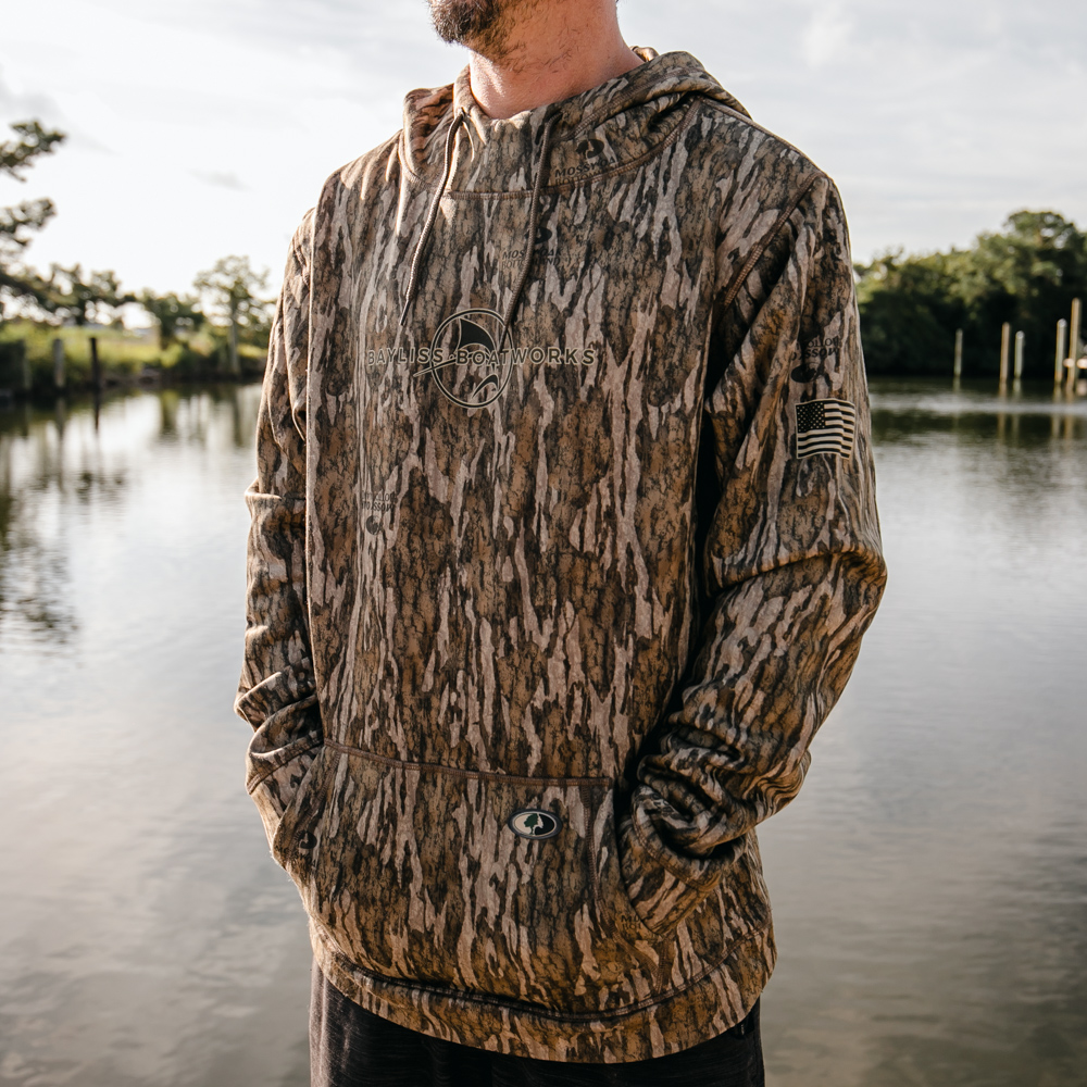 Mossy Oak Scope Fish Performance Fleece Hoodie - Bayliss Boatworks