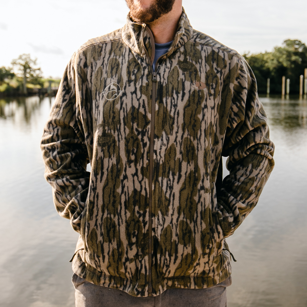 Mossy Oak Scope Fish Full Zip Fleece Jacket - Bayliss Boatworks