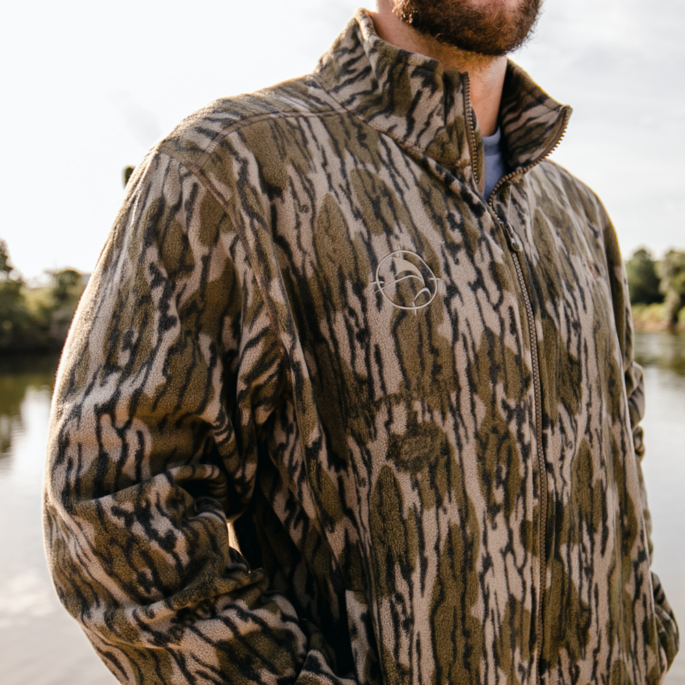 Mossy Oak Scope Fish Full Zip Fleece Jacket - Bayliss Boatworks