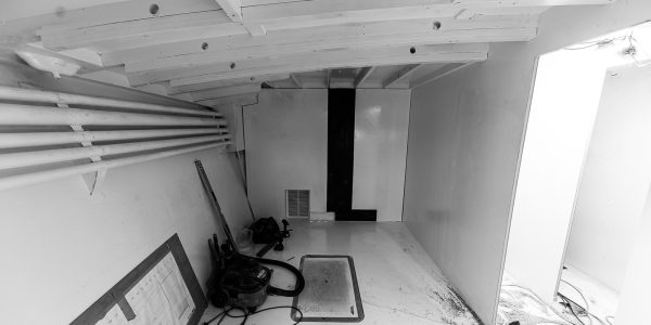 Epoxy paint applied in the lower accommodations 