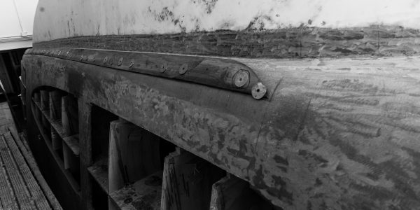 Cabin handrail installed