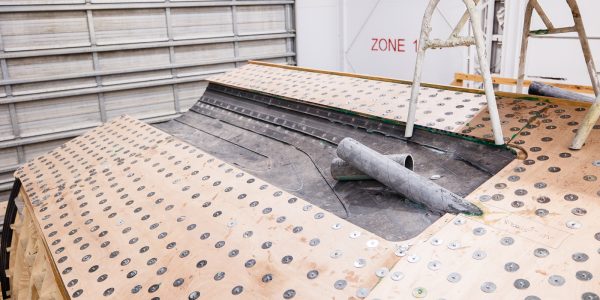 Shaft tube installed into tunnel