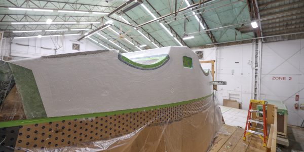Hull bottom and transom in AdTech