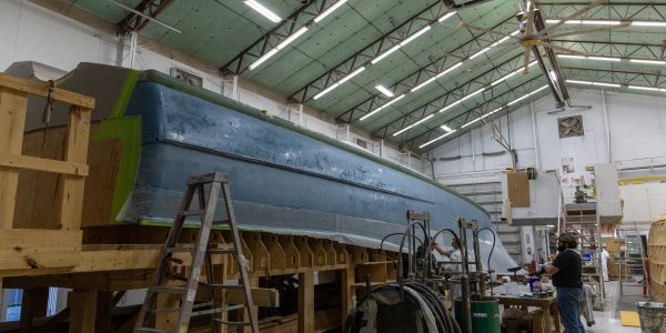 Hull side glassing