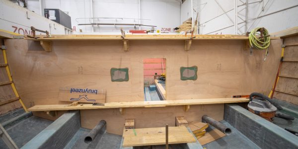 Bulkheads going in. 