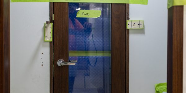 Shower Doors Going In 